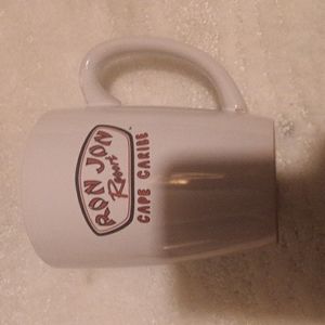 Ron Jon Resort Cape Caribe Cup Oversize Mug Red White Black Coffee Surfer Beach